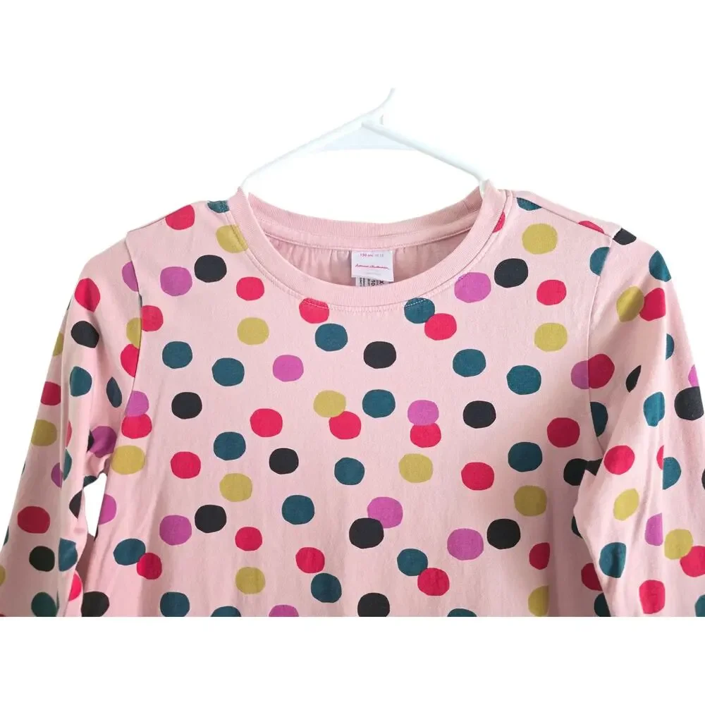 Hanna Andersson Size 12 Girls Confetti Long Sleeved Dress